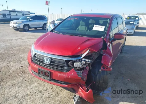 2023 Honda Odyssey Touring из США, поврежденный, VIN 5FNRL6H89PB061662